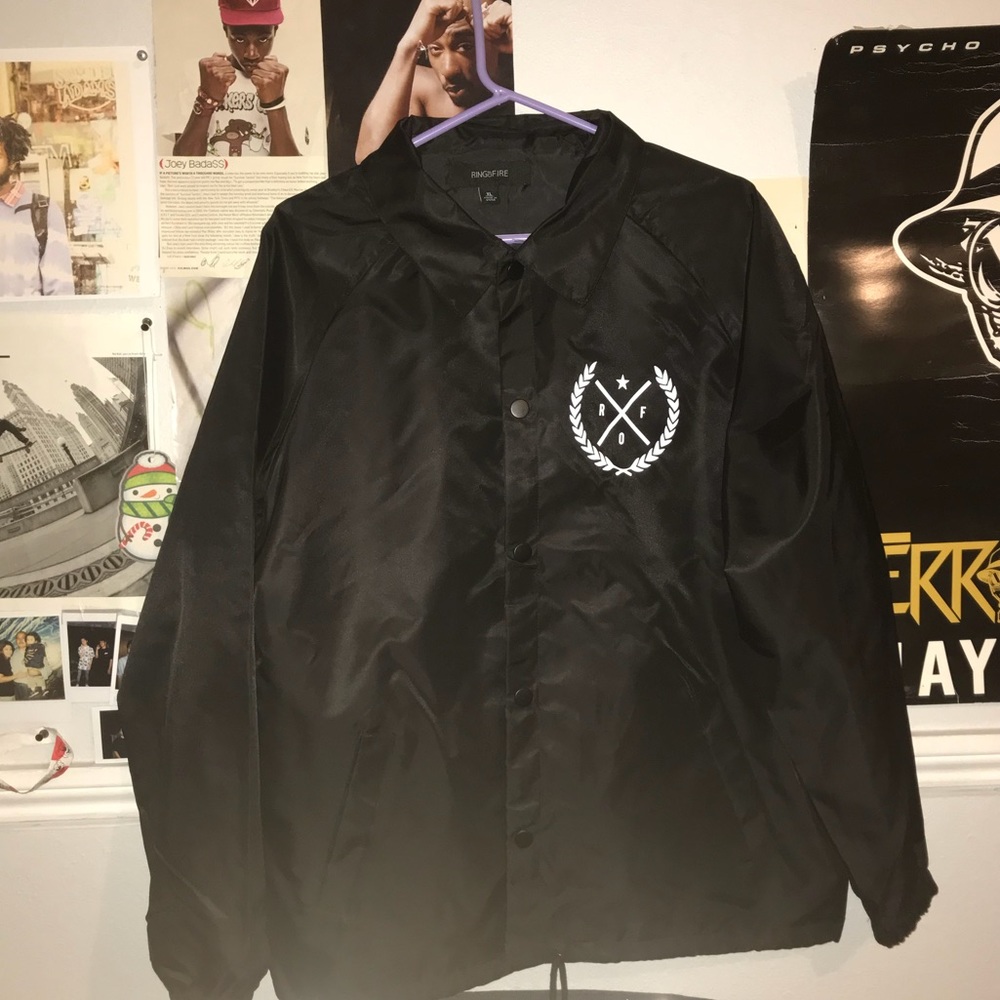 Black Windbreaker